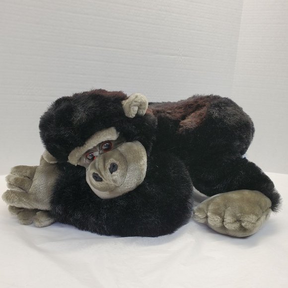 VTG MJC international 1992 Black Gorilla Ape 19 Inches Hanging Stuffed Animal - Picture 6 of 9